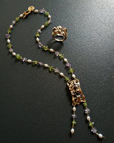 COLLANA ARABESQUE CIONDOLO